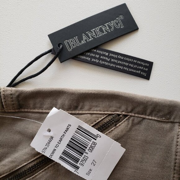 Blank NYC Size 27 Tan Down To Earth Pants NWT - Picture 11 of 14